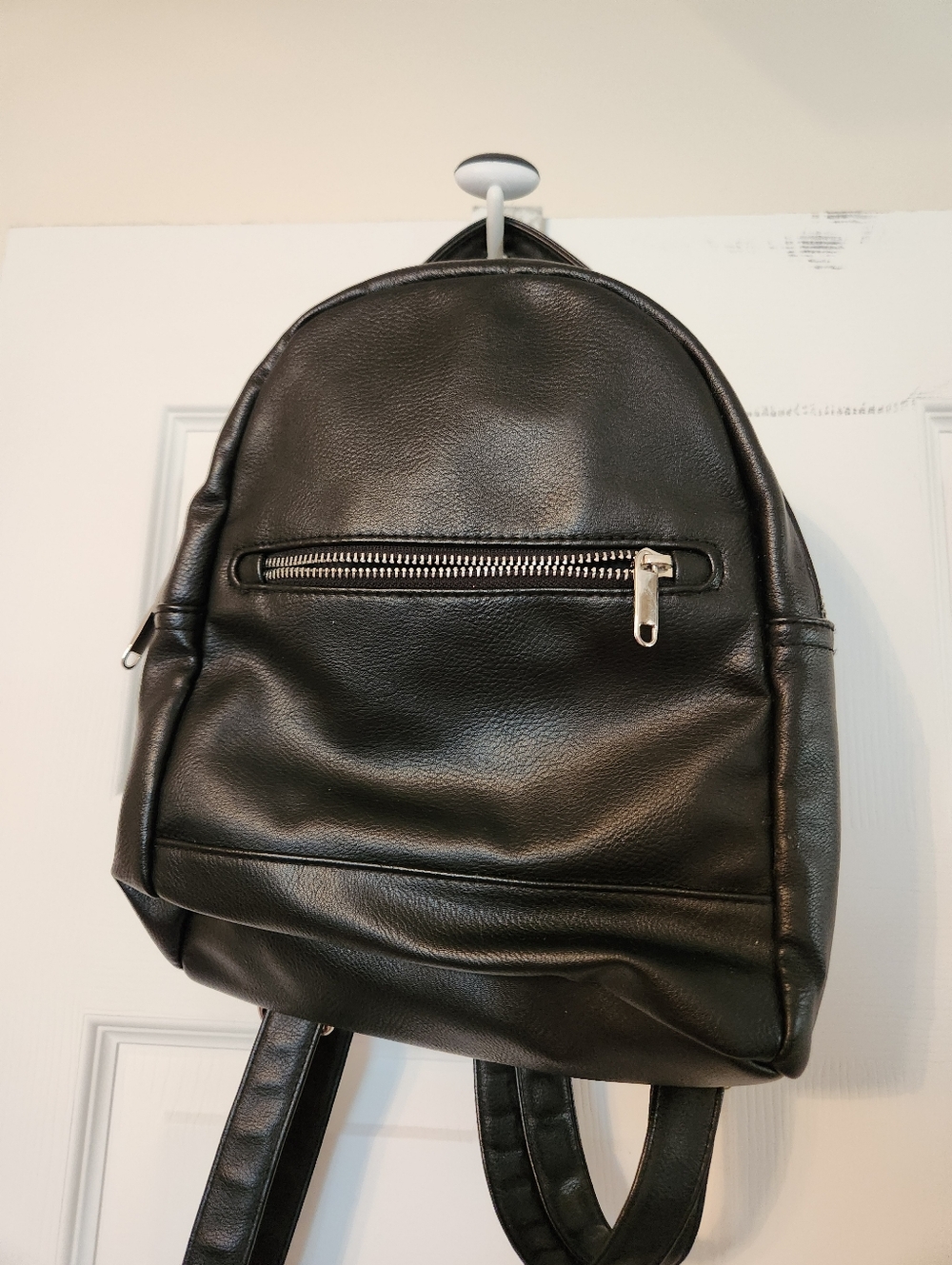Wild Fable, Black Leatherette Mini Backpack